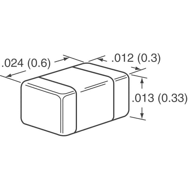 C0603C0G1H0R5C030BA TDK Corporation  Condensadores cerámicos